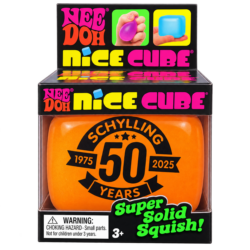 The limited-edition golden NeeDoh Nice Cube displayed inside its collector’s presentation box — Image 1 of 1