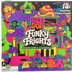 NeeDoh Funky Frights 13-day Halloween countdown gift box with a mini spooky squishy character on display — Image 1 of 3