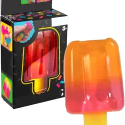 NeeDoh Nice-Sicle squishy ice pop in a soft swirl colourway, on its stick against a clean studio background — Image 1 of 10